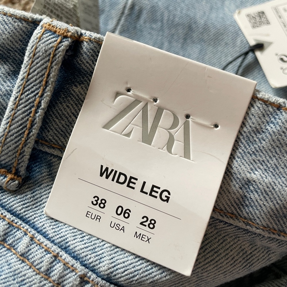 Zara wide leg jeans